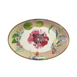Leopard Platter 40.5Cm