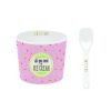 Ice Cream Bowl With Spoon