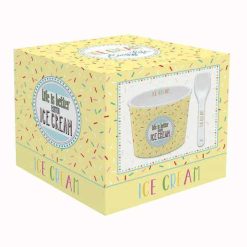 Ice Cream Bowl With Spoon