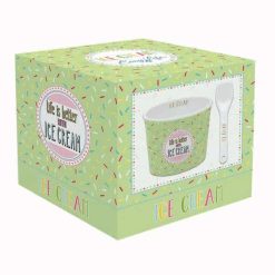 Ice Cream Bowl With Spoon