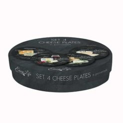 World Of Cheese Plate Set 4Pcs