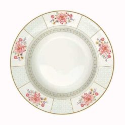 A Day In The Garden Soup Plate