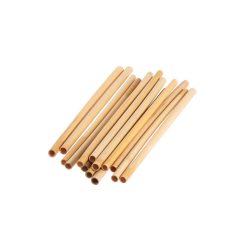 Bamboo Straws Set 24Pcs