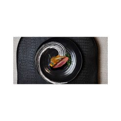 Black Maru Plate 34X19Cm