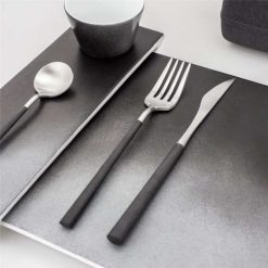 Neo Black Cutlery Set 30Pcs