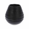 Slate Black Vase 14.5Cm