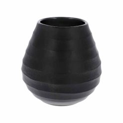 Slate Black Vase 14.5Cm