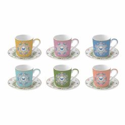 Spring Parade Espresso Set 6Pcs