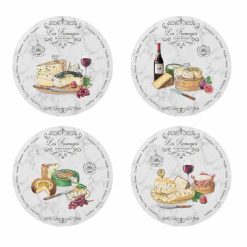 Les Fromages Cheese Plate Set 4Pcs