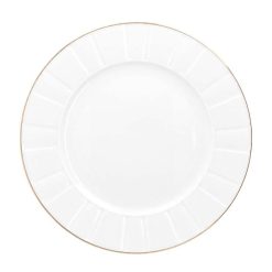 Oktawa Gold Round Dish 31.5Cm