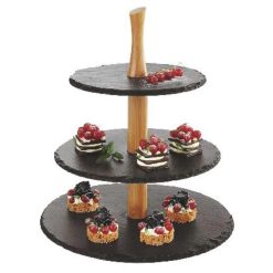 Natural Slate 3-Tier Etagere