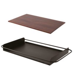 Radici Tray With Wooden Insert 62Cm