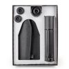 Frizz Wine & Champagne Pump & Cooling Sleeve Set 4Pcs