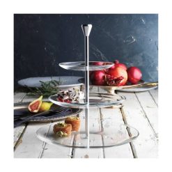 Full Moon 3-Tier Plate