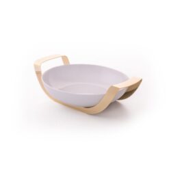 Presentazione Bowl With Holder 28Cm Gold
