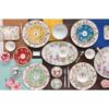 Jardin D Orient Cake Plate 32Cm & Slicer