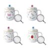 Fancy Garden Mug With Lid&Infuser 1Pc