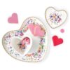 Mon Amour Heart Plate 20Cm