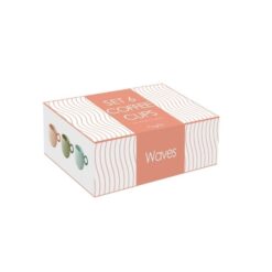 Waves Espresso Set 6Pcs
