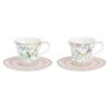 Birds Melody Espresso C&S Set 2Pcs