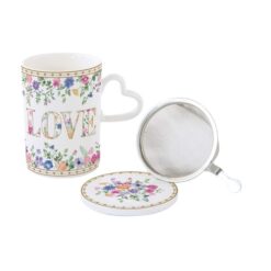 Mon Amour Mug With Lid&Infuser
