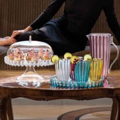 Dolce Vita Footed Cake Plate With Dome 31Cm