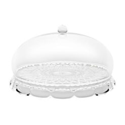 Vanity Cake Plate With Dome 30Cm