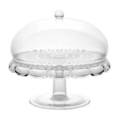 Vanity Footed Cake Plate With Dome 30Cm