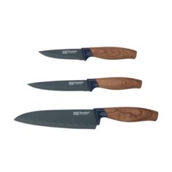 Brooklyn Knife Set 3Pcs Walnut