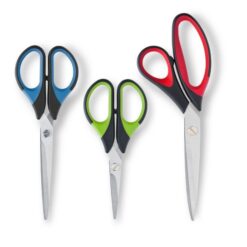 Soft Grip Scissors Set 3Pcs