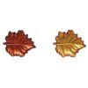 Glass Dish Leaf Set 2Pcs