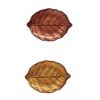Glass Dish Leaf Set 2Pcs