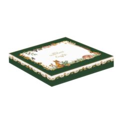 Glass Dish Leaf Set 2Pcs