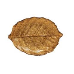 Glass Dish Leaf