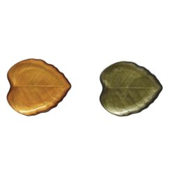 Glass Dish Set 2 Leaf
