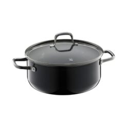 Fusiontec Essential Low Casserole 24Cm Black