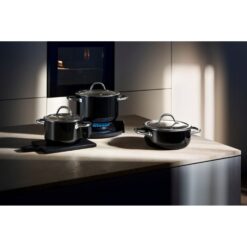Fusiontec Essential Low Casserole 24Cm Black