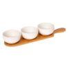 Lotus Bowl Set 3Pcs With Tray