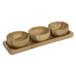 Bowl Set 3Pcs With Tray