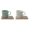 Take A Break Mug Set 2+2Pcs