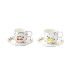 Fancy Fruit Coffee C&S Set 2Pcs