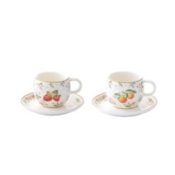 Fancy Fruit Coffee C&S Set 2Pcs