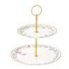 Fancy Garden 2-Tier Plate