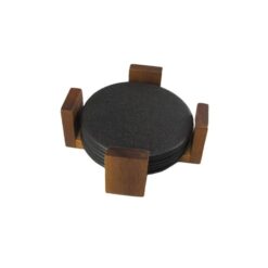Acacia Coaster Set 6Pcs