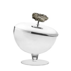 Candy Jar 20X23Cm With Pyrite Stone