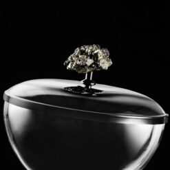 Candy Jar 20X23Cm With Pyrite Stone