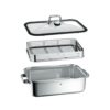 Vitalis Roaster With Steamer 6.5L & Asparagus Tongs
