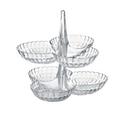 Tiffany Hors D Oeuvres Dish Set 2Pcs