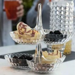 Tiffany Hors D Oeuvres Dish Set 2Pcs