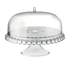 Tiffany Cake Stand With Dome 36Cm